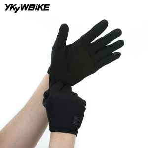 YKYWBIKE Cycling Full Finger Gloves Touch Screen Anti-slip Shock-Absorbing Bicycle Gloves Road Bike Outdoor Gloves