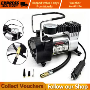Portable Heavy Duty Air Compressor Pump Electric Tire Inflator 12V Heavy Duty Air Compressor basketball Football air beds balloons Inflator car motorcycle SUV Care Tool