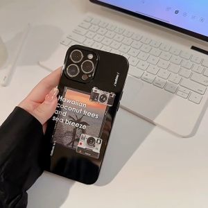 Ốp lưng điện thoại máy chụp ảnh Hawai x/xr/xs/11/12/13/14mini/pro/max/plus/promax - Jerry Shop