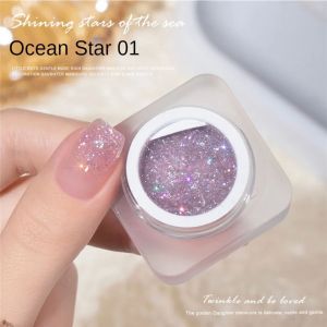 Gel nhũ khổng tước ánh sao vẽ móng sơn móng siêu sáng