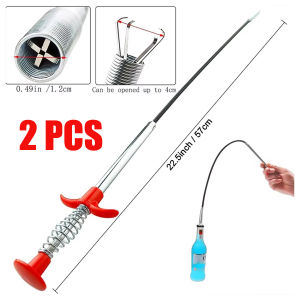 1/2PCS Waterway Cleaning Hook Spring Pipe Dredging Tool Dredging Drainage Pipe Cleaning Product Household Pipeline