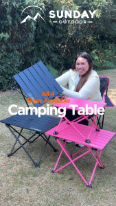 SUNDAY Outdoor Picnic Set: 2 Foldable Chairs + 1 Compact Table | Perfect for Beach Park Camping