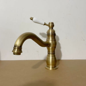 Middle Fat European American and French Style Copper 4 Faucet Cross-Border Hot and Cold Bathroom Face Washing Inter-Platform Basin Bathroom Sanitary Ware