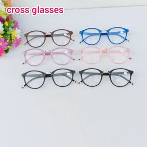 แว่นสายตาสั้น-0.50ถึง-4.00 ทรงหยดน้ํา รหัส CGS24 สีม่วง