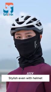 ROCKBROS Summer Bandanas Hanging Ear Face Mask wind Protection Seamless Neck Gaiter ice silk men and women neck scarf