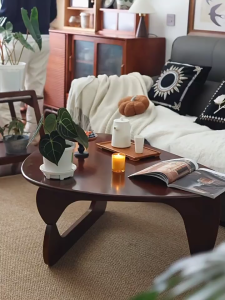 2026 NEW Solid Wood Table Japanese Style Coffee Table ins Household Small Apartment Mid-Century