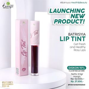 Batrisyia Lip Tint - Fresh and Healthy Rosy Lips - Liptint Transferproof