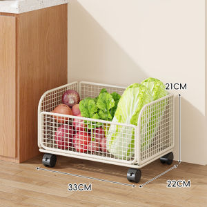 Multifunctional Storage Rack Multilayer Wheeled