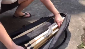 โต๊ะไม้พับได้ ไม้สน​ แคมป์ปิ้ง​ เอนกประสงค์ พับเก็บได้ พกพาสะดวก พร้อมถุงเก็บ