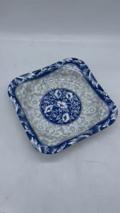 Loose Item 8" MEI ZHI CHI SQUARE RUYI PLATE/PINGGAN LAUK SQUARE MANGKUK KACA