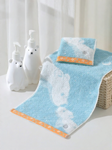 Purcotton | Soft Absorbent Cotton Face Towel for Kids