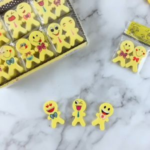 Combo 2 Cục Gôm Tẩy Chì Mặt Cười kiểu mới Biểu Cảm Đáng Yêu An Toàn Cho Bé Sử Dụng