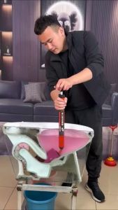 High Pressure Toilet Plunger Drain Unblocker Powerful Manual Pneumatic Dredge Tool Air Drain Blast