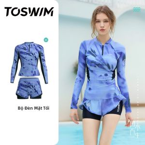 toswim | Bộ Đồ Bơi Dài Tay Kín đáo Chống Nắng Gọn Gàng