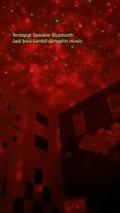 Lampu Tidur Proyektor Langit Bintang Bluetooth + Remote + Auto Off