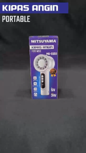 Kipas Angin Portable Cas MITSUYAMA MS-5559 Speed FAN Max 120 Dengan Tampilan Layar Digital - Type-C