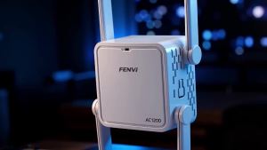 Fenvi | 5Ghz AC1200 WiFi Repeater 1200Mbps Wireless Extender Amplifier Dual Band 2.4G/5GHz Wi-Fi Signal Booster Long Range Signal Router