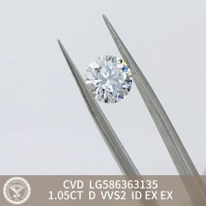 Messi Jewelry With IGI Certificate 0.3ct 0.5ct 1ct 1.5ct 2ct 3ct Lab Grown Diamond CVD HPHT Diamonds Stone Wholesale