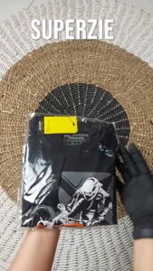 Kaos Anak Cowok Motif Sepeda Lengan Panjang Single Track Warna Hitam Bahan Adem Sablon Plastisol