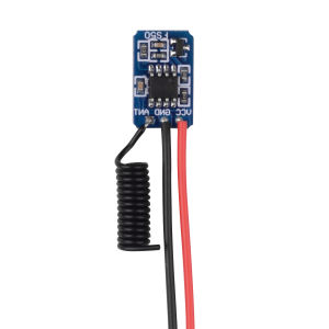 RF Remote PCB Board 1527 433.92MHz Power On Transmitting Signal for Alarm System Low Power Consumption Mini Relay Contact