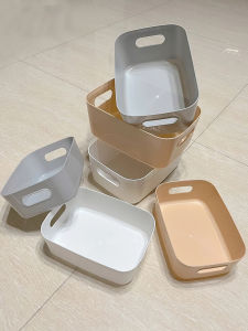 Plastic Desktop Organizer Box Kitchen Cosmetic Storage Drawer Home Use Miscellaneous Items Snack Dormitory Basket Storage Container