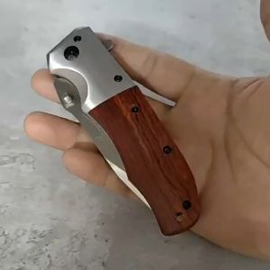 SLM-ZD2 BROWNING  มีดพับสแตนเลส มีดพกมีหูเหน็บ มีดพกพา