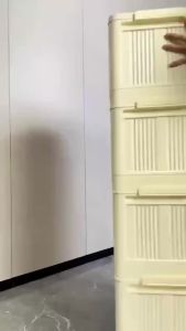 กล่องใส่ของ ตู้เก็บของพับได้ กล่องเก็บของอเนกประสงค์ มีล้อ พับเก็บได้ กล่องใส่ของ ตู้เสื้อผ้า กล่องเก็บของพลาสติก ลิ้นชักเก็บของ ตู้ลิ้นชักพลาสติก