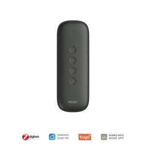 MOES Tuya ZigBee Smart Scene Switch 4Button Wireless Lighweight Design 12 Scenario Remote Control Automation Battery Powered