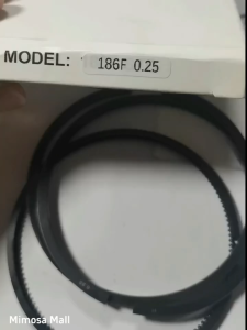 Mimosa Piston Ring Set 0.25 for Aircooled Diesel Engine 186F 186FA 10HP 12HP High Performance
