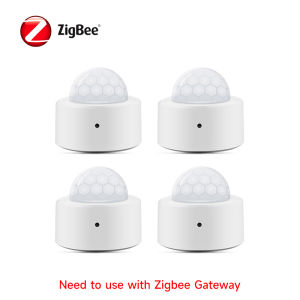 iHseno | Tuya Zigbee PIR Infrared Motion Sensor Human Body Detection Home Security Smart Alarm Works with Alexa Google Assistant