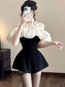 Elegant Off-Shoulder Ruffled Jumpsuit