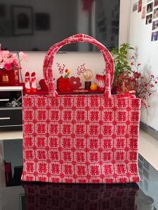Ur Wedding Bag Wedding Bag Retro Gift Wedding Bag Female Bride New Chinese Red Bag Large Capacity Mother Cheongsam Handbag