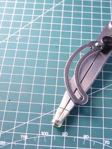 EELHOE | 1 Cái Thước Đo Vòng Quay Có Thể Điều Chỉnh Dụng Cụ Thủ Công Da Cho Việc Đánh Dấu Đường Đường Viền Thước Đo Vòng Quay Chống Trầy Xước Dùng Cho Phụ Kiện May Mặc