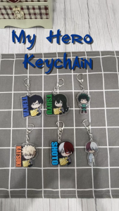 (BUY 3 FREE 1) My hero academia Anime Acrylic Keychain Keyring MHA IZUKO SHOTO KATSUKI