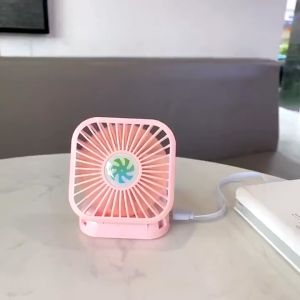New USB Fan portable hanging neck fan Outdoor Sports Electric folding Fan Mini handheld Fans