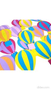 Hiasan Dinding BALON UDARA Dekorasi Kelas Kamar Pojok Baca PAUD TK SD SMP