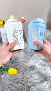 GERM Tumbler Kalis Bocor Botol Air Termos Leakproof Stainless Steel Lily Thermos Coffee Cup Water Bottle 390ml