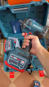 Máy Siết Bulong Pin BOSHUN BS-IW850N Không Chổi Than Lực Siết 850nm  3 Cấp Tốc Độ  Đầu 1/2