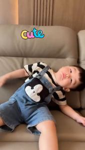 Baju kodok anak laki laki lengan pendek motif garis hitam putih / setelan bayi premium usia 6 bulan - 5 tahun