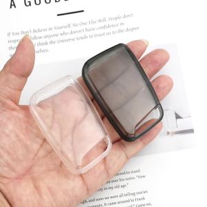 Transparent TPU Car Key Case For Skoda Kodiaq Fabia Karoq Octavia Seat Ateca for VW Volkswagen Passat B8 Taos Polo Tiguan