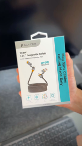 Skyzer CC616 MagSync Cable 240W 4-in-1 Cable 1.2M
