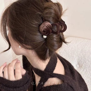 Kẹp Tóc Hoa Hồng Nhung Ngọc Trai Thanh Lịch Đầu Xuân Phụ Kiện Tóc Nữ Cao Cấp Kẹp Tóc Sau Đầu Kẹp Cá Mập Kẹp Tóc Thời Trang