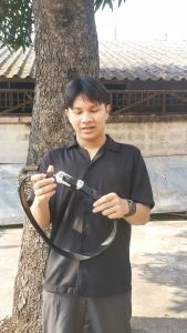 เข็มขัดหนังจระเข้แท้งานสวยๆถักขอบ หัวเข็มขัดเป็นหัวชุด