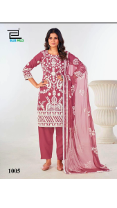 Blue Hills Sahiba Embroidered Rayon Kurti Set – Festive & Casual Ethnic Wear for Women – Soft & Comfortable Fabric