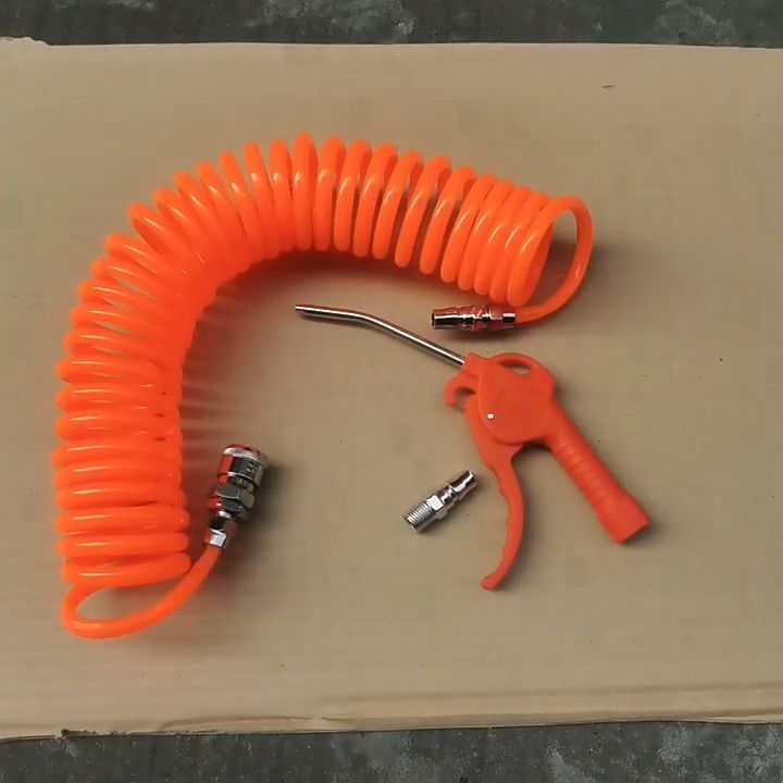 JLD Air Compressor Hose Tube 612M Pneumatic Hose Spring Air Pipe Tool