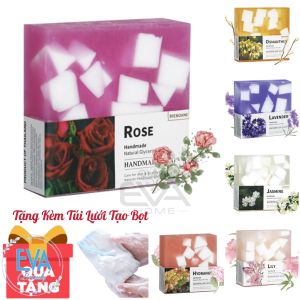 Xà Phòng Bienoane Handmade Soap  Hương Hoa Thiên Nhiên Thailand Tặng Kèm Túi Lưới Tạo Bọt Xà Phòng