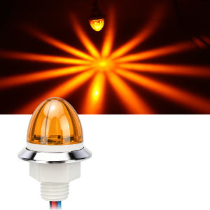 KEVANLY | 1PCS Mini Watermelon Clearance Lamp 12-24V Car Truck Trailer Caravan Bus Led Side Marker Light Strobe Warning Indicators Light