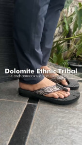 AVTECH - Sandal Gunung Hiking Outdoor Adventure Travel Jepit - DOLOMITE ETHNIC TRIBAL