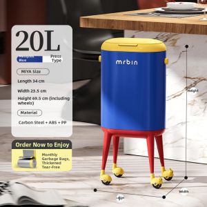 MR.Bin | Large Capacity Press-open Kitchen Trash Can 2026 New Model