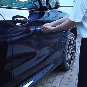 Paintless Car Dent Removal Tools Sheet Metal Dent Puller Short T-Dent Pull Set Suction Cup Workshop Kit for Auto Hail Pit Repair